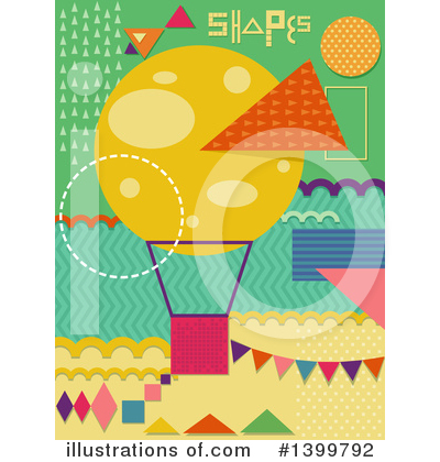 Hot Air Balloons Clipart #1399792 by BNP Design Studio