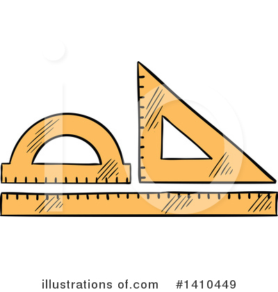 Ruler Clipart #1410449 by Vector Tradition SM