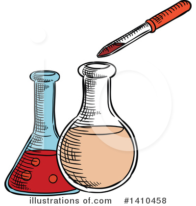 Laboratory Flask Clipart #1410458 by Vector Tradition SM