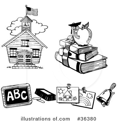 School House Clipart #36380 by LoopyLand