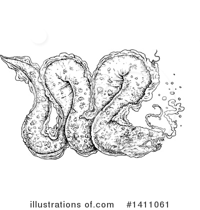 Royalty-Free (RF) Eel Clipart Illustration by lineartestpilot - Stock Sample #1411061