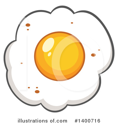 Fried Egg Clipart #1400716 by Hit Toon