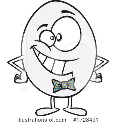 Royalty-Free (RF) Egg Clipart Illustration by toonaday - Stock Sample #1728491