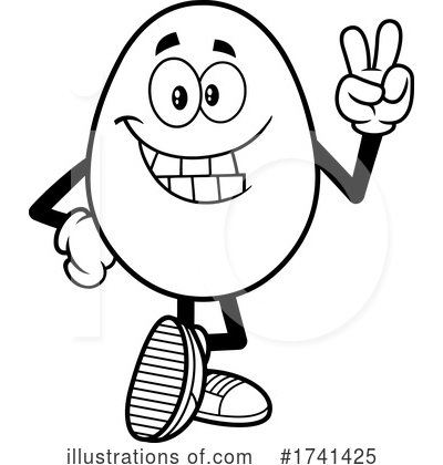 Royalty-Free (RF) Egg Clipart Illustration by Hit Toon - Stock Sample #1741425