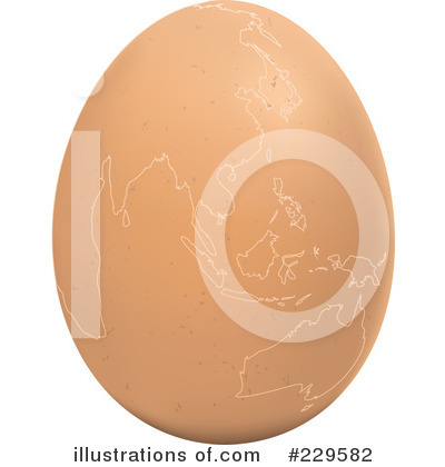 Royalty-Free (RF) Egg Clipart Illustration by Qiun - Stock Sample #229582