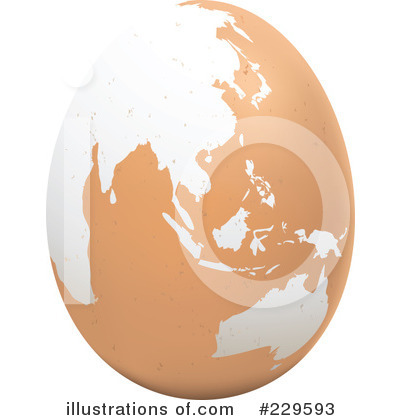 Royalty-Free (RF) Egg Clipart Illustration by Qiun - Stock Sample #229593