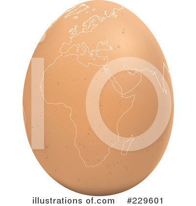 Royalty-Free (RF) Egg Clipart Illustration by Qiun - Stock Sample #229601