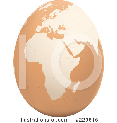 Royalty-Free (RF) Egg Clipart Illustration by Qiun - Stock Sample #229616