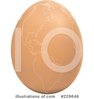Royalty-Free (RF) Egg Clipart Illustration by Qiun - Stock Sample #229646