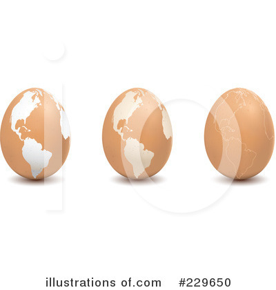 Royalty-Free (RF) Egg Clipart Illustration by Qiun - Stock Sample #229650