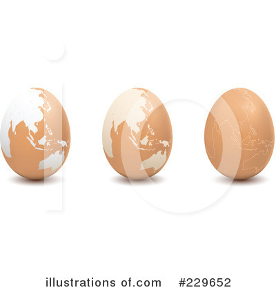 Royalty-Free (RF) Egg Clipart Illustration by Qiun - Stock Sample #229652