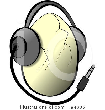 Royalty-Free (RF) Egg Clipart Illustration by djart - Stock Sample #4605