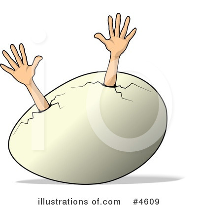 Royalty-Free (RF) Egg Clipart Illustration by djart - Stock Sample #4609