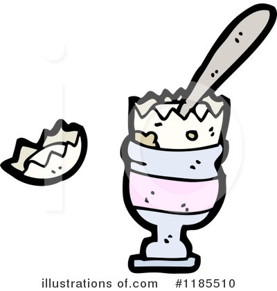 Royalty-Free (RF) Egg Cup Clipart Illustration by lineartestpilot - Stock Sample #1185510