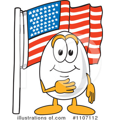 Royalty-Free (RF) Egg Mascot Clipart Illustration by Mascot Junction - Stock Sample #1107112