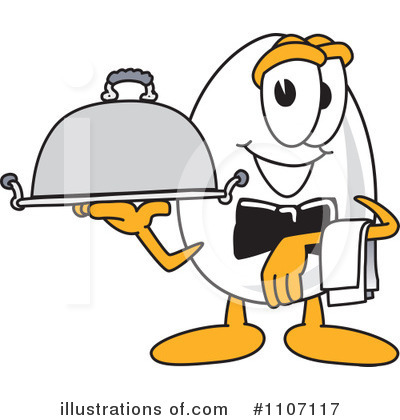 Royalty-Free (RF) Egg Mascot Clipart Illustration by Mascot Junction - Stock Sample #1107117