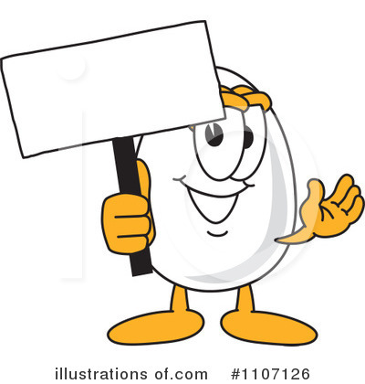 Royalty-Free (RF) Egg Mascot Clipart Illustration by Mascot Junction - Stock Sample #1107126