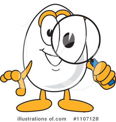 Royalty-Free (RF) Egg Mascot Clipart Illustration by Mascot Junction - Stock Sample #1107128