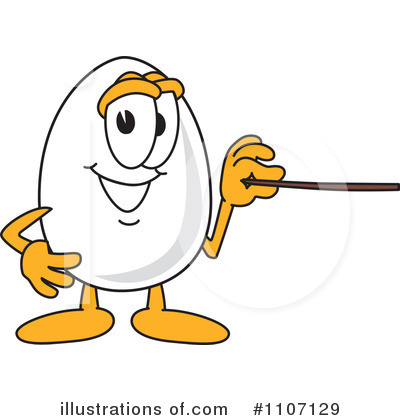 Royalty-Free (RF) Egg Mascot Clipart Illustration by Mascot Junction - Stock Sample #1107129