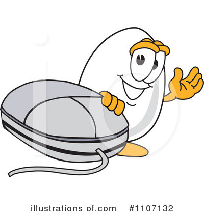 Royalty-Free (RF) Egg Mascot Clipart Illustration by Mascot Junction - Stock Sample #1107132