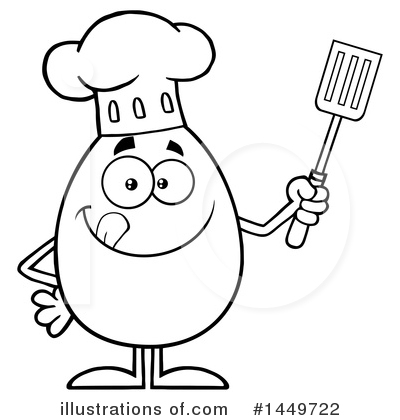Royalty-Free (RF) Egg Mascot Clipart Illustration by Hit Toon - Stock Sample #1449722