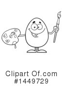 Egg Mascot Clipart #1449729 by Hit Toon