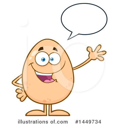 Royalty-Free (RF) Egg Mascot Clipart Illustration by Hit Toon - Stock Sample #1449734