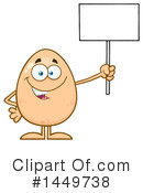 Egg Mascot Clipart #1449738 by Hit Toon
