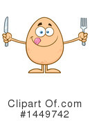 Egg Mascot Clipart #1449742 by Hit Toon