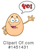 Egg Mascot Clipart #1451431 by Hit Toon