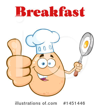 Royalty-Free (RF) Egg Mascot Clipart Illustration by Hit Toon - Stock Sample #1451446