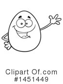 Egg Mascot Clipart #1451449 by Hit Toon