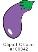 Eggplant Clipart #100342 by Lal Perera