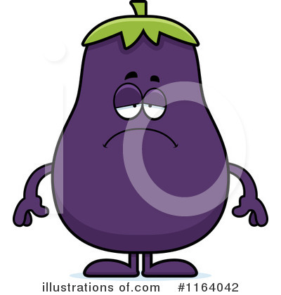 Royalty-Free (RF) Eggplant Clipart Illustration by Cory Thoman - Stock Sample #1164042