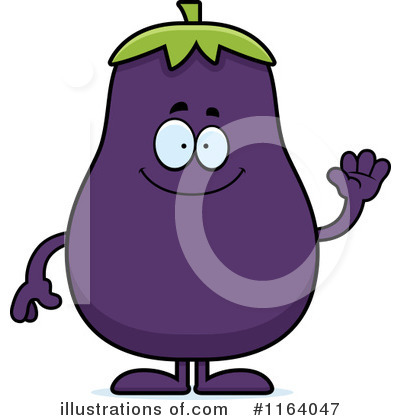 Royalty-Free (RF) Eggplant Clipart Illustration by Cory Thoman - Stock Sample #1164047