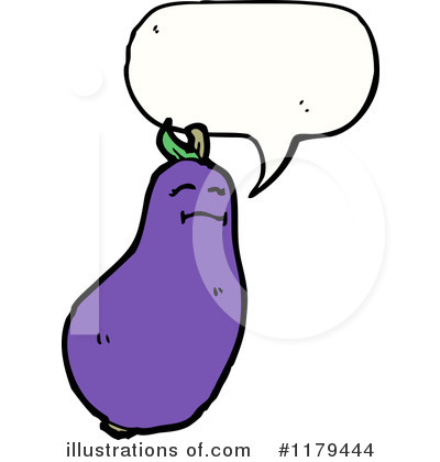 Royalty-Free (RF) Eggplant Clipart Illustration by lineartestpilot - Stock Sample #1179444