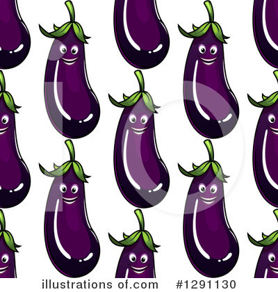 Royalty-Free (RF) Eggplant Clipart Illustration by Vector Tradition SM - Stock Sample #1291130