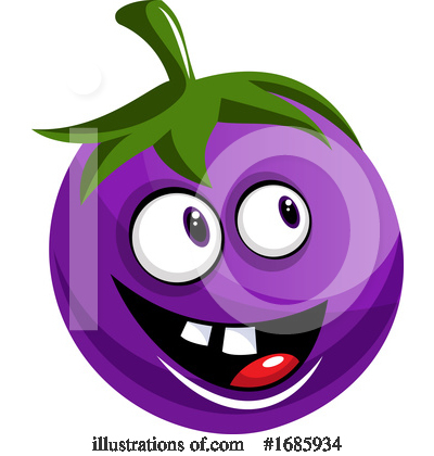 Eggplant Clipart #1685934 by Morphart Creations