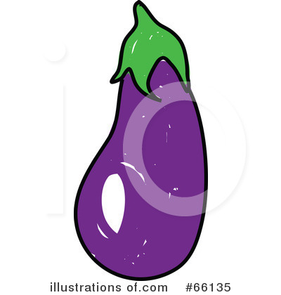 Royalty-Free (RF) Eggplant Clipart Illustration by Prawny - Stock Sample #66135
