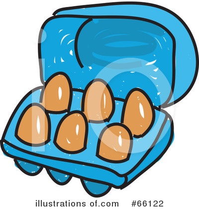Royalty-Free (RF) Eggs Clipart Illustration by Prawny - Stock Sample #66122