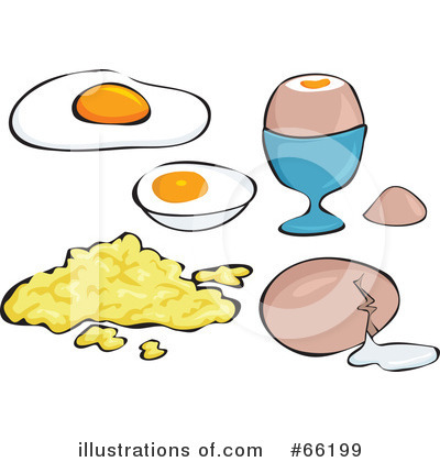 Royalty-Free (RF) Eggs Clipart Illustration by Prawny - Stock Sample #66199