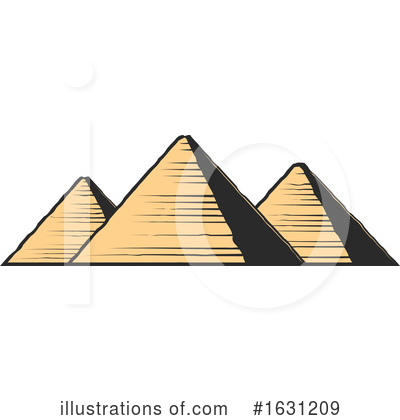 Egyptian Pyramids Clipart #1631209 by Vector Tradition SM