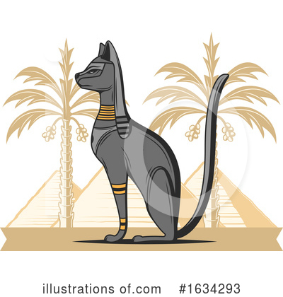 Egyptian Pyramids Clipart #1634293 by Vector Tradition SM