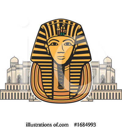 King Tut Clipart #1684993 by Vector Tradition SM