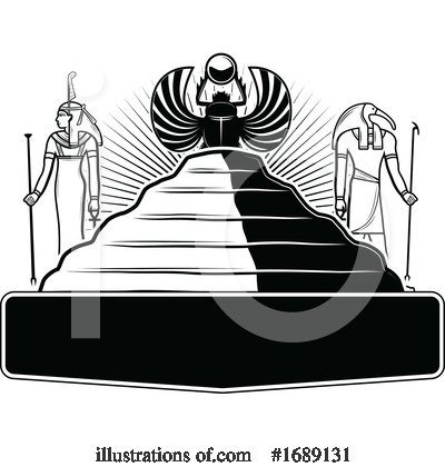 Royalty-Free (RF) Egyptian Clipart Illustration by Vector Tradition SM - Stock Sample #1689131