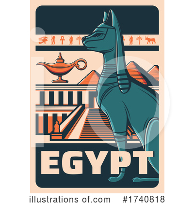 Royalty-Free (RF) Egyptian Clipart Illustration by Vector Tradition SM - Stock Sample #1740818