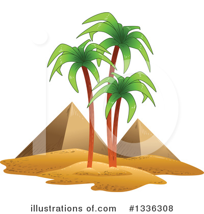 Egyptian Pyramids Clipart #1336308 by Liron Peer