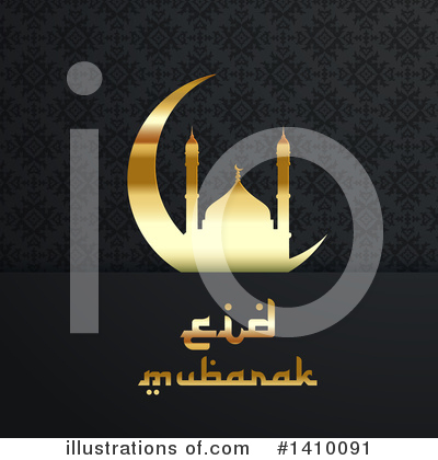 Royalty-Free (RF) Eid Mubarak Clipart Illustration by KJ Pargeter - Stock Sample #1410091