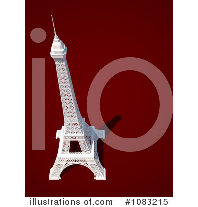Royalty-Free (RF) Eiffel Tower Clipart Illustration by chrisroll - Stock Sample #1083215