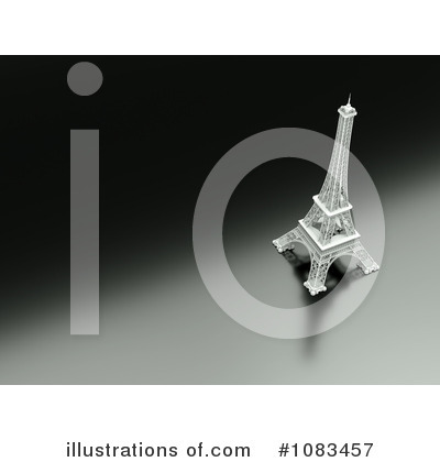 Royalty-Free (RF) Eiffel Tower Clipart Illustration by chrisroll - Stock Sample #1083457
